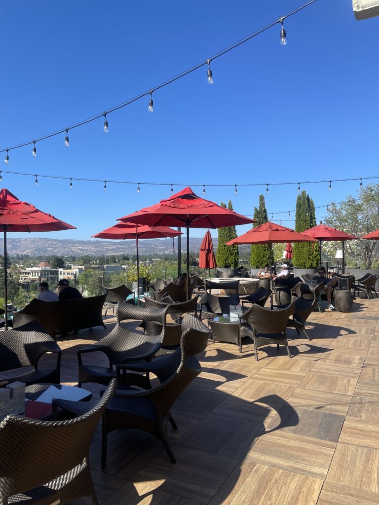 Rooftop bar at Sky and Vine - Archer